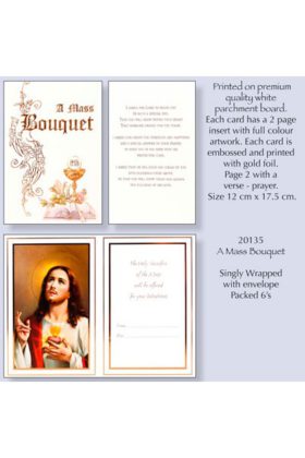 Mass Bouquet Card 20135