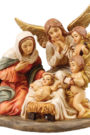 Resin Nativity Mary Guardian Angel Cherubs