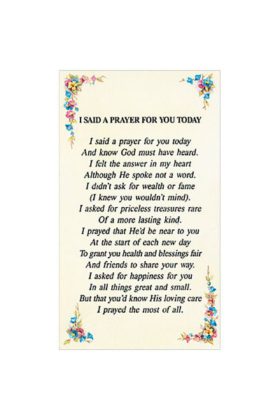 I Said A Prayer Card 7135100