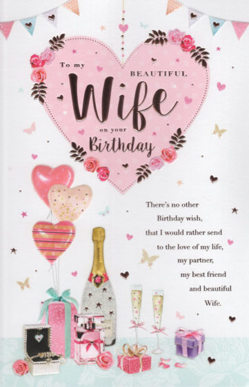 Wife Birthday Heart