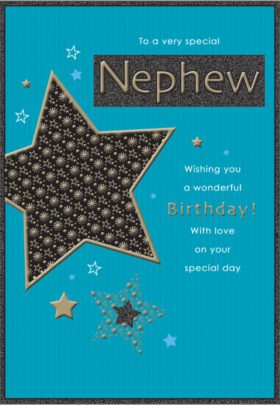 Nephew Star Birthday Card