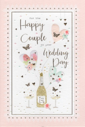 Wedding Card Hearts