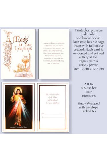 Mass Intentions Card 20136
