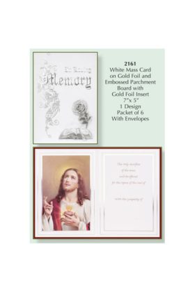 Sympathy Mass Card 2161