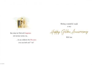 Golden Anniv Card