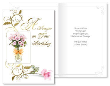 Religious Birthday Card 22136