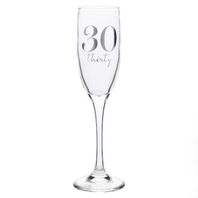 30th Champagne Flute MS160