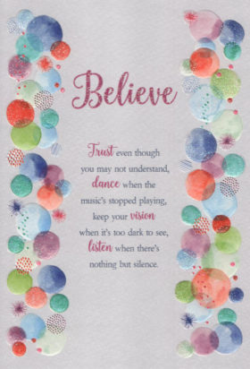 Believe Card