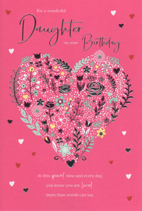 Daughter Birthday Card 7048
