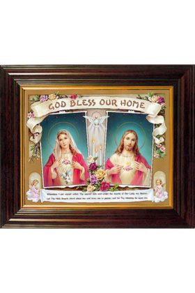 Double Sacred Heart Blessing Picture 8320