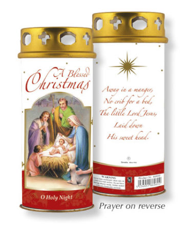 Christmas Nativity Candle Blessed 86960