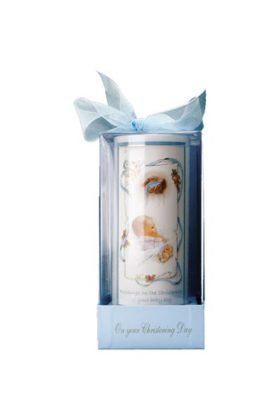 Christening Candle Baby Boy