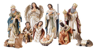 Nativity Set 8" 11 Resin Figures