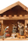 Nativity Set Wood Stable 89894