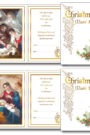 Christmas Mass Bouquet Card 99360