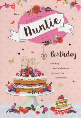 Auntie Cake Card