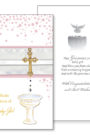 Baptism Card Girl Crucifix