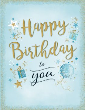 Birthday Balloon Gift Card