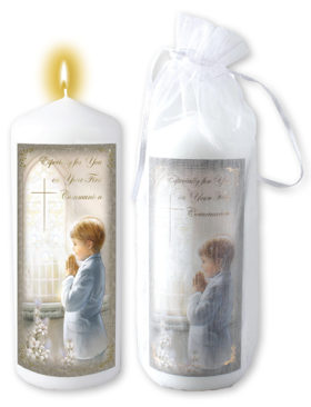 Communion Boy Candle