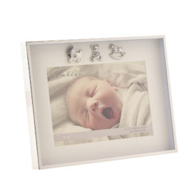 Bambino Silver Plated Boxed Baby Frame