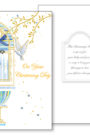 Christening Boy Card Crucifix