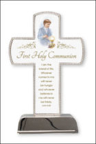 Communion Boy Cross