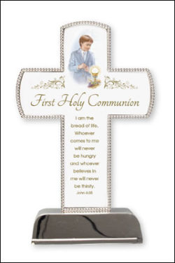 Communion Boy Cross