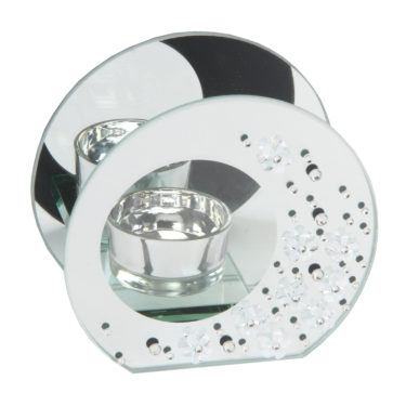 Crystal Tea Light Holder Round Shaped