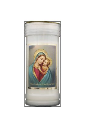 Our Lady Of Counsel Candle