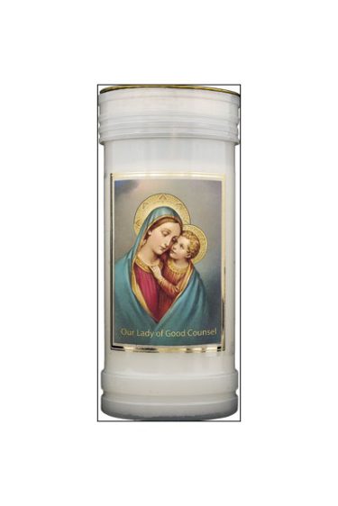 Our Lady Of Counsel Candle