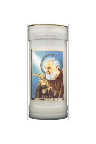 Saint Padre Pio Pillar Candle