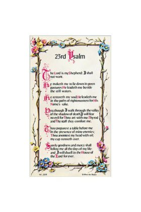 23rd Psalm Prayer Card 7135215