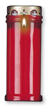Red Grave Candle 8753
