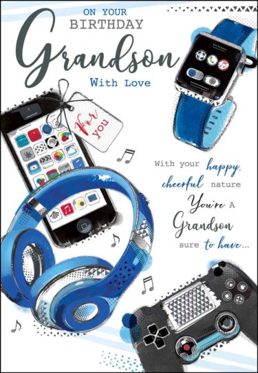 Grandson Birthday Card Technology