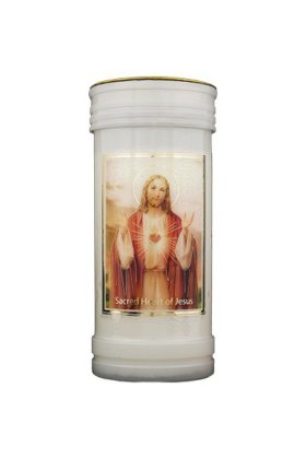 Sacred Heart Jesus Pillar Candle