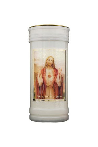 Sacred Heart Jesus Pillar Candle