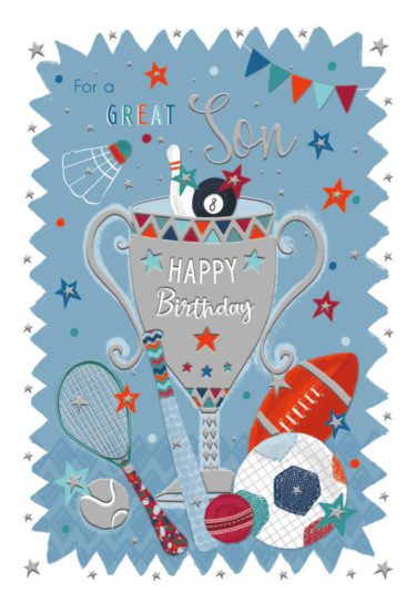 Son Birthday Card 9349