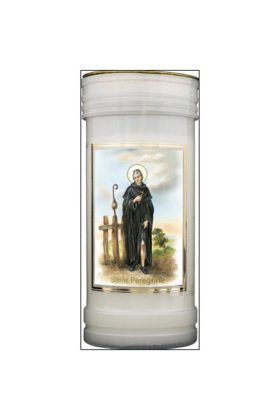 St Peregrine Pillar Candle