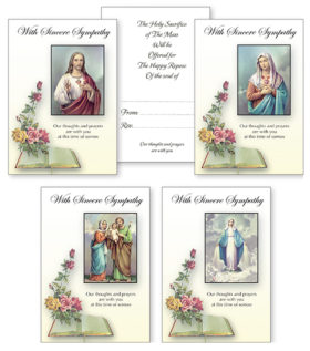 Sympathy Mass Card 21212