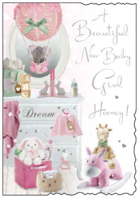 Baby Girl Card Cute