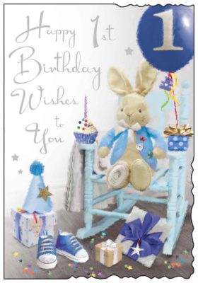 Happy 1st Birthday Wishes Rabbit
