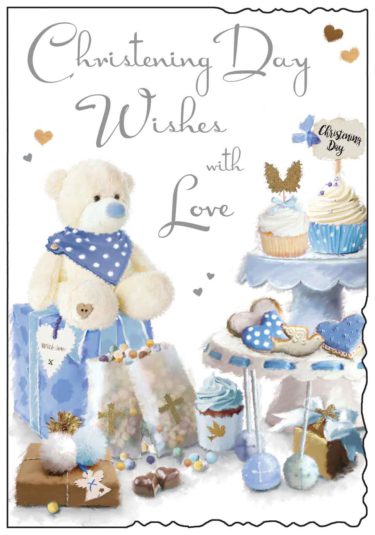 Christening Day Wishes Teddy