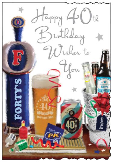 Happy 40th Birthday Drinks