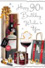 Happy 90th Birthday Wishes Red Wine