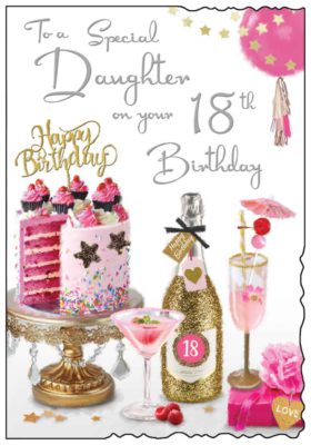 Daughter 18th Birthday Card V831
