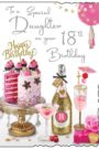 Daughter 18th Birthday Card V831