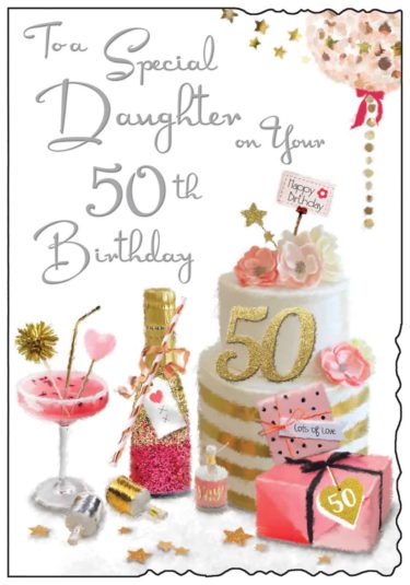 Daughter 50th Birthday Card