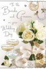 Wedding Day Card Floral Bouquet