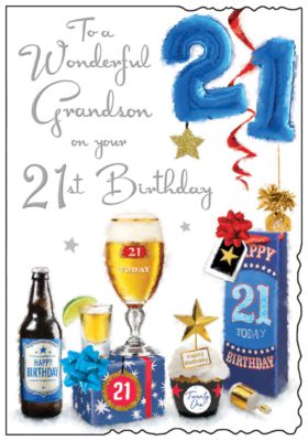 Grandson 21st Birthday Drinks