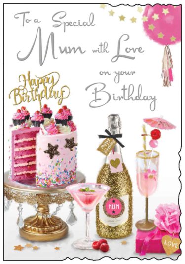 Mum Birthday Card V0925